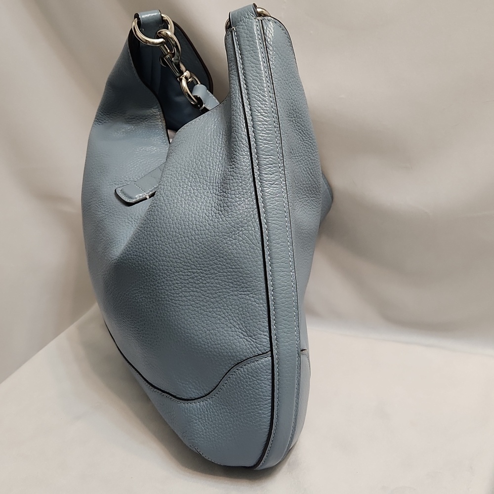 Coach Amber Pebble Leather Hobo Shoulder Bag - Picture 3 of 16